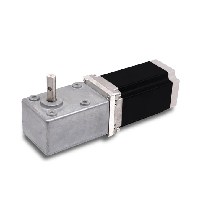 187mm length customable high torque dc bldc worm gear motor 12v 24v for intelligent robot