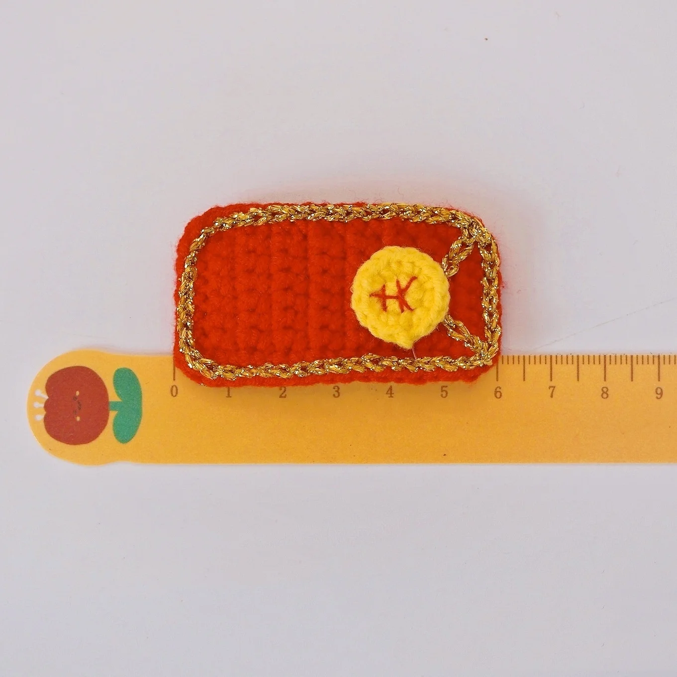 Cartoon Wool Crochet New Year Red Packet Hair Accessories Kids Baby Girls Hairpins Knitted Hairgrips Hair Clips for Girls