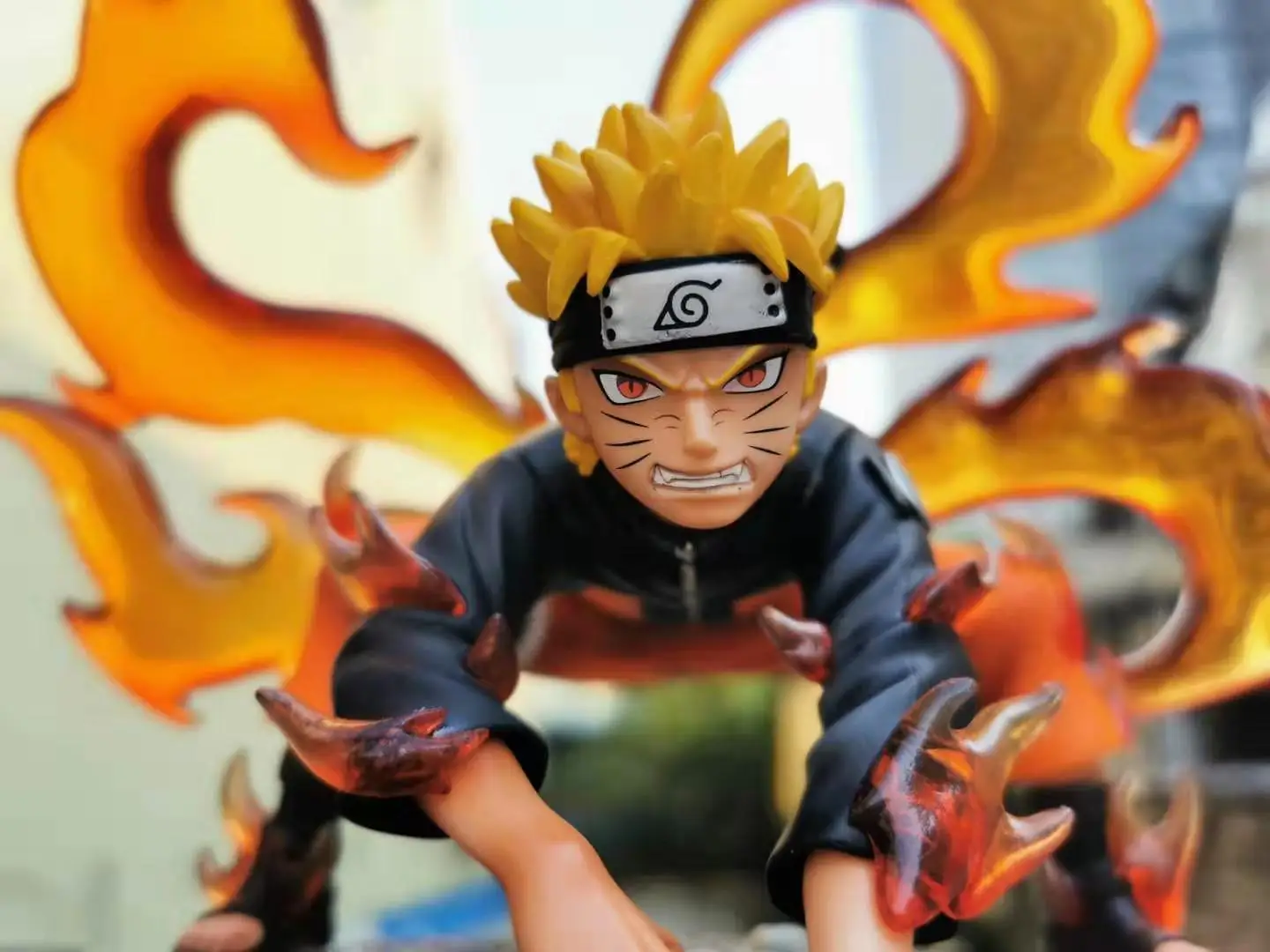 20CM Anime GK Shippuden Uzumaki action figure nine-tailed Demon Fox PVC collection model toy for gifts