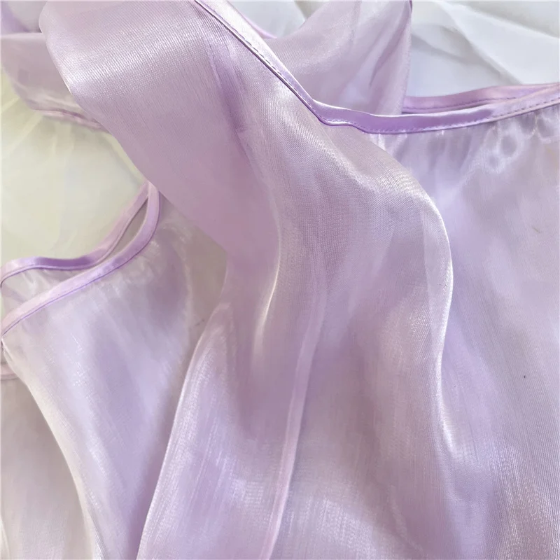 New Shopping Organza Tote Bag Cute Mesh Organza pouch Shoulder Handle Bag Organza Material Strong Tote bag Custom
