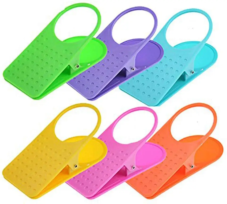 Home Office Desk Table Bottle Mug Drink Cup Holder Clip On Drinklip Clamp