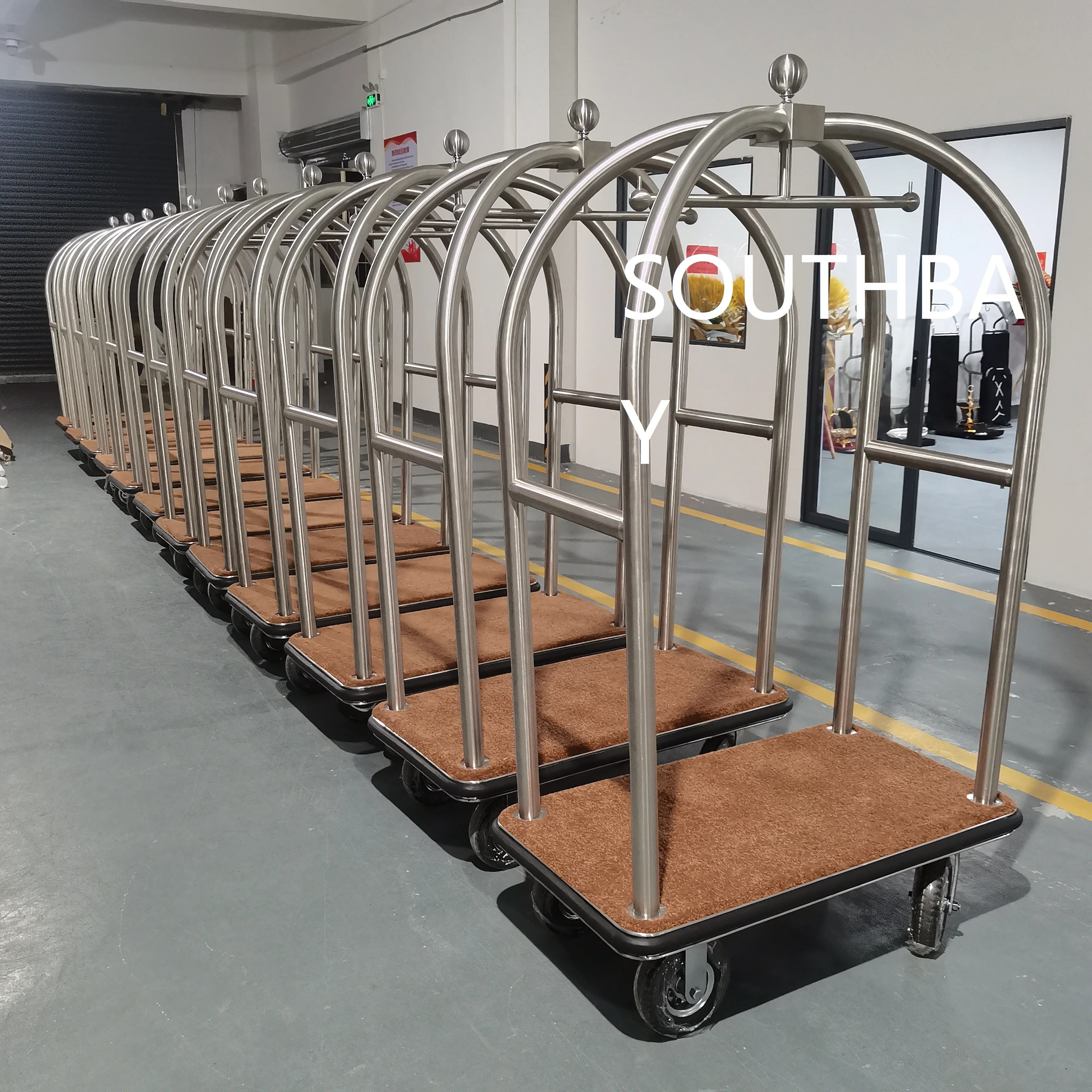 Hotels Restaurant Supplies Hotel & Restaurant Luggage Trolleys Durable and Practical Luggage Trolleys