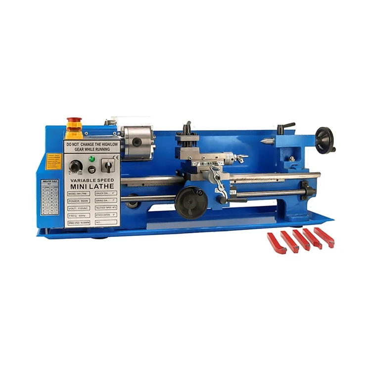 New type top sale high precision metal worker machine mini bench lathe