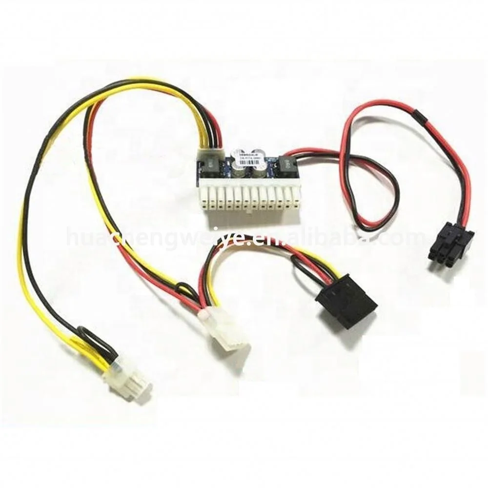  Компьютерная шина PCI-E 6pin ввода d c-ATX-160W 24pin модуль питания Пико БП мини ITX высокого c-блок ATX Блок для GPU добычи полезных