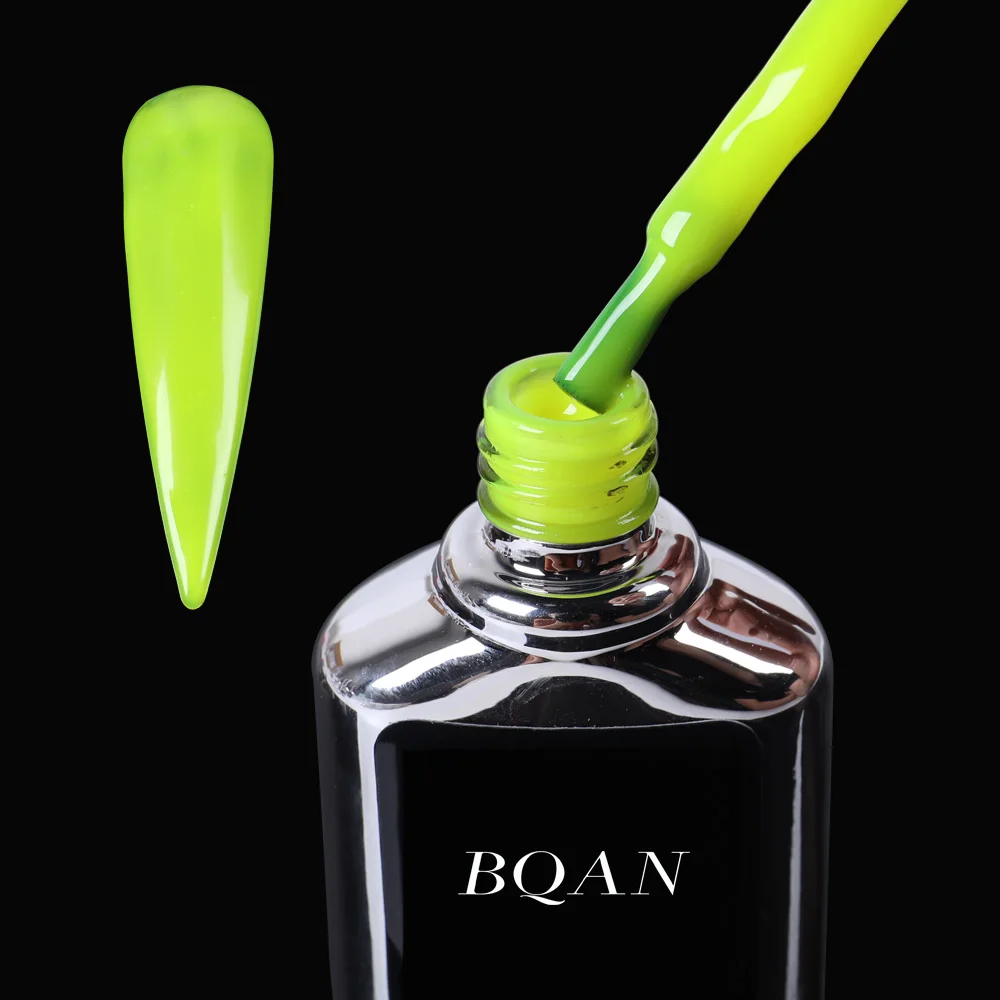 
Beshain professional private label neon fluorescent gel nail polish glow in the dark luminous nail Acrylic gel polish 