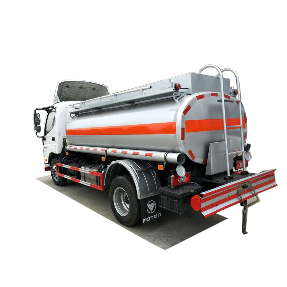 Foton 4000 Liters  Diesel / Petrol Refuel Vehicle  6 Wheels  LHD RHD  Mobile  Fuel Truck For Sale