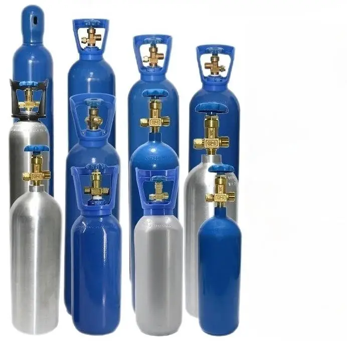 Competitive Price 40L High Pressure Seamless Steel Gas Cylinder 15Mpa for Oxygen Nitrogen Argon & CO2