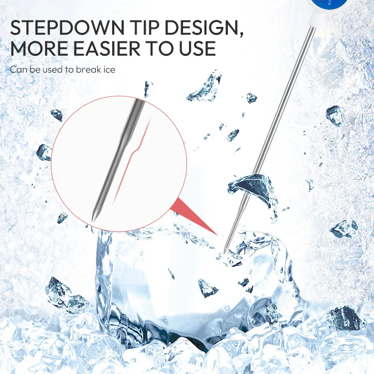 New Style Stainless Steel Long Probe Food Baby Bottle Cooking Food Thermometer