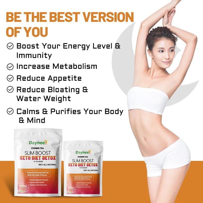 Keto tea Best fast burn Tummy slim tea organic herbal weight loss Detox slimming healthcare supplements flat stomach Tea