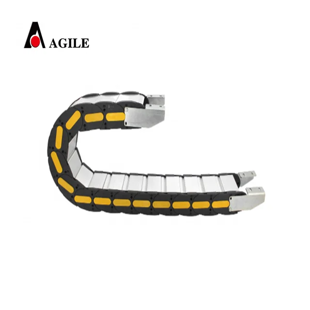 II type New Flexible Steel Cable Drag Chains Metal energy hose wires drag tracks cable chain for automation equipment