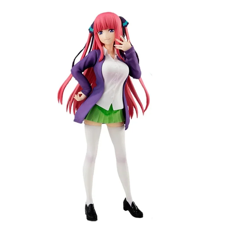 Горячая японская аниме Nakano Ichika Nino Itsuki школьная форма стоячие Фигурки 18 см девочка подарок игрушка