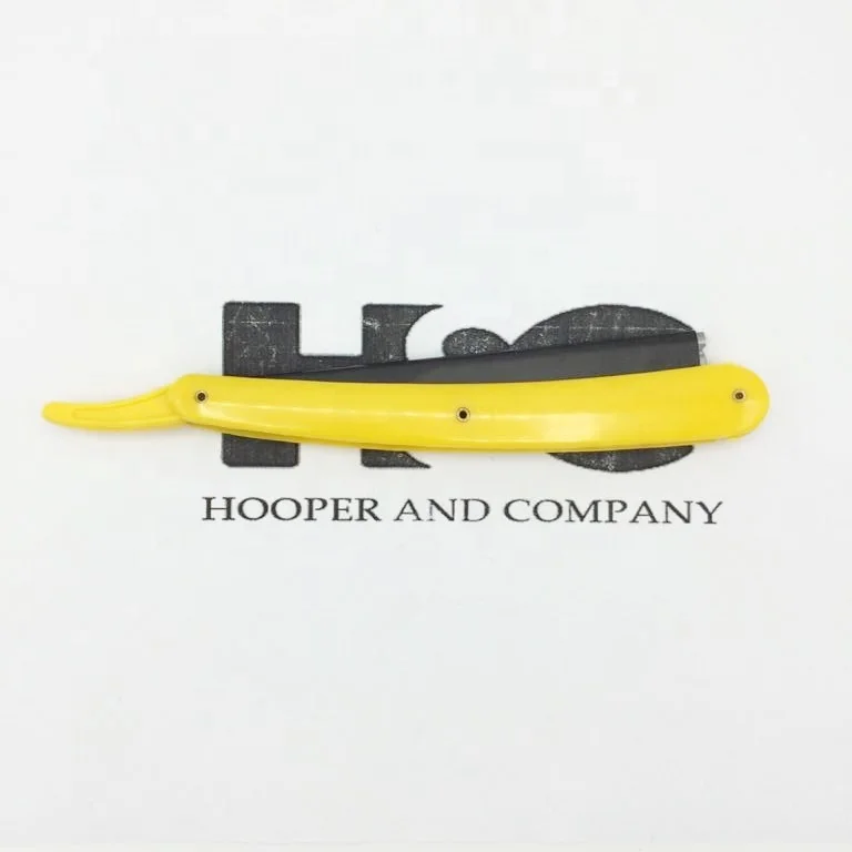 Professional Close Shaving Men Manual Shaver Disposable Blade Barber Straight Edge Razor Plastic Handle Custom Logo sustainable