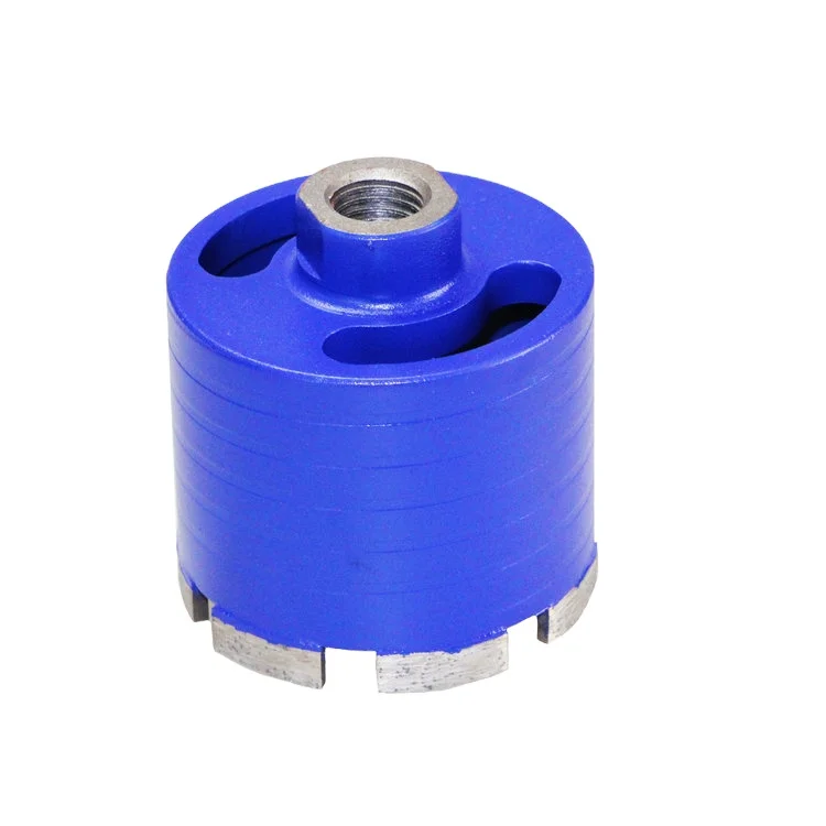 Top Seller 1/2 Female Thread 72mm*115L Industrial Diamond Dry Core Drill Bit with Moon Groove for Dry Drilling Brick Block