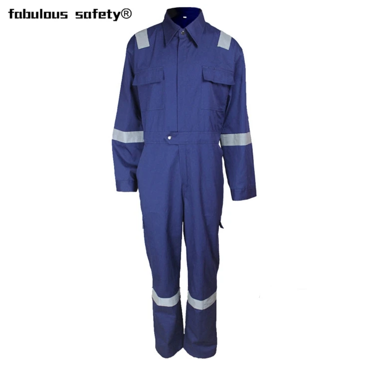 OEM Industrial Factory Flame Resistant Safety Work Coverall Uniforms