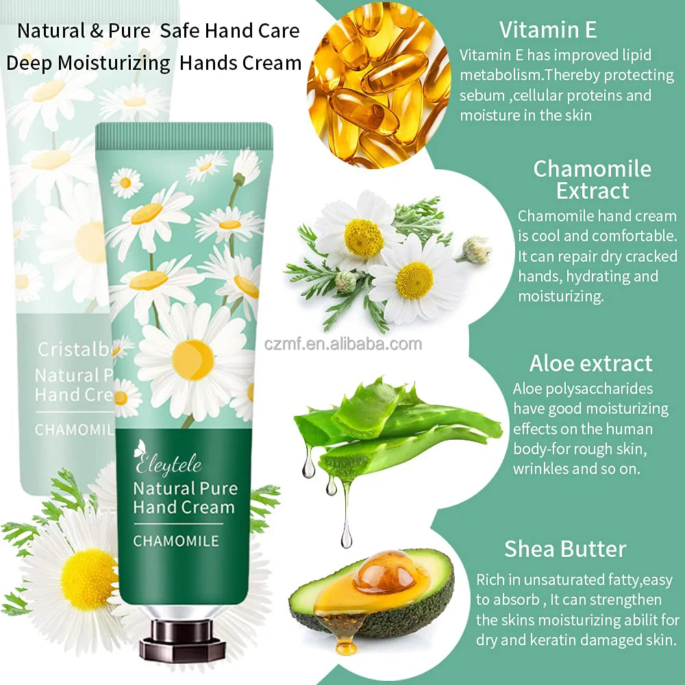 Custom Wholesale Private Label Natural Skincare Organic Shea Butter Whitening Moisturizing Flower Fragrance Hand Cream Lotion