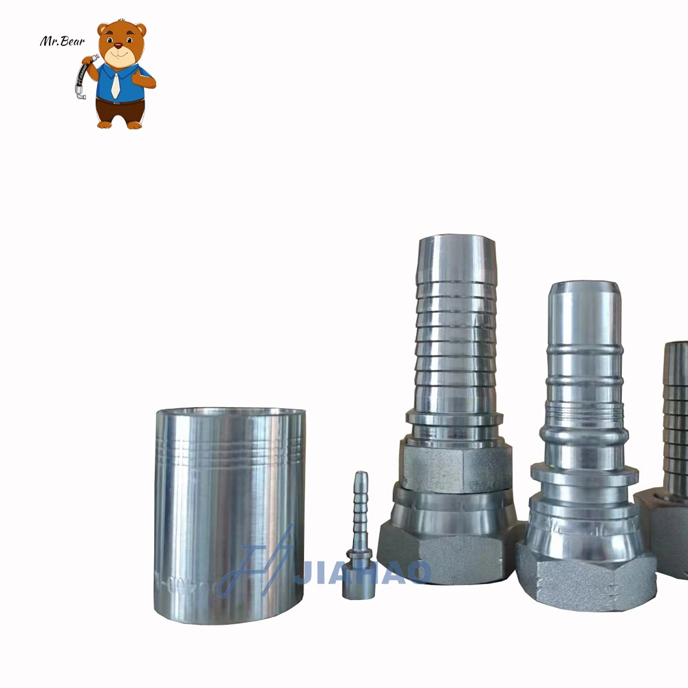 Wholesale hydraulic fitting hydraulic adapter flange hydraulic ferrule BSP JIC SAE NPSM ORFS NPT METRIC threads