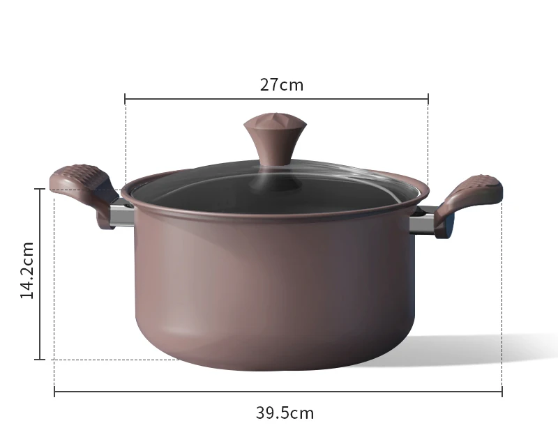 2022 hot sale Multi-function Noodles Pot new style casserole with built-in strainer Pasta Pot