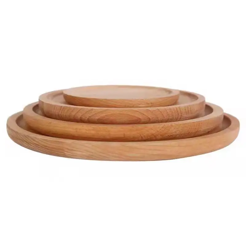 New kitchen accessories custom pallet wooden coaster plain color wholesale round wooden coaster