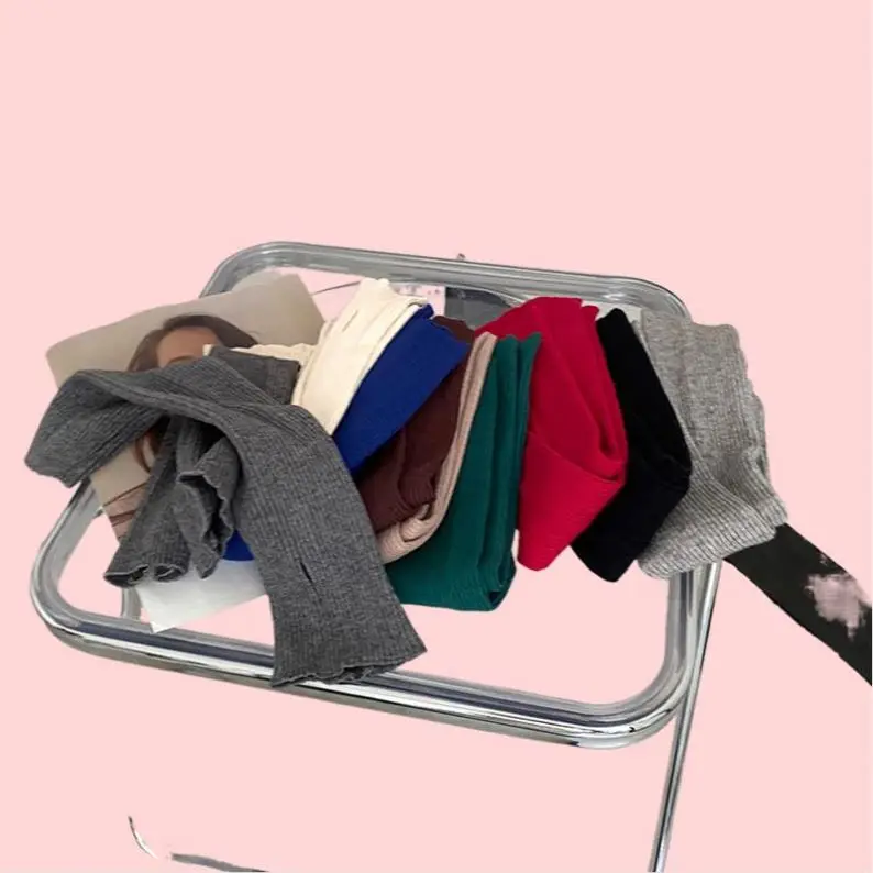 Casual Fashion Long Fingerless Gloves Women Unisex Punk Gothic Arm Warmer Knitted Soft Autumn Winter Arm Sleeve Girls