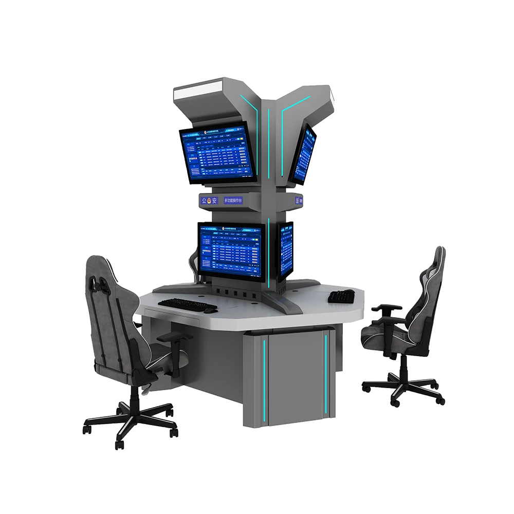 Monitoring Console Security Equipment Center Console Single and Dual Multi-Line Command Center Dispatch Console Factory Outlet