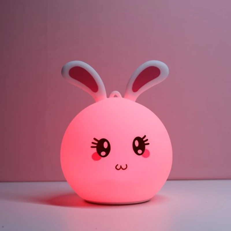 
Cheapest factory supplier cute rabbit night lamp ABS animal lamp 