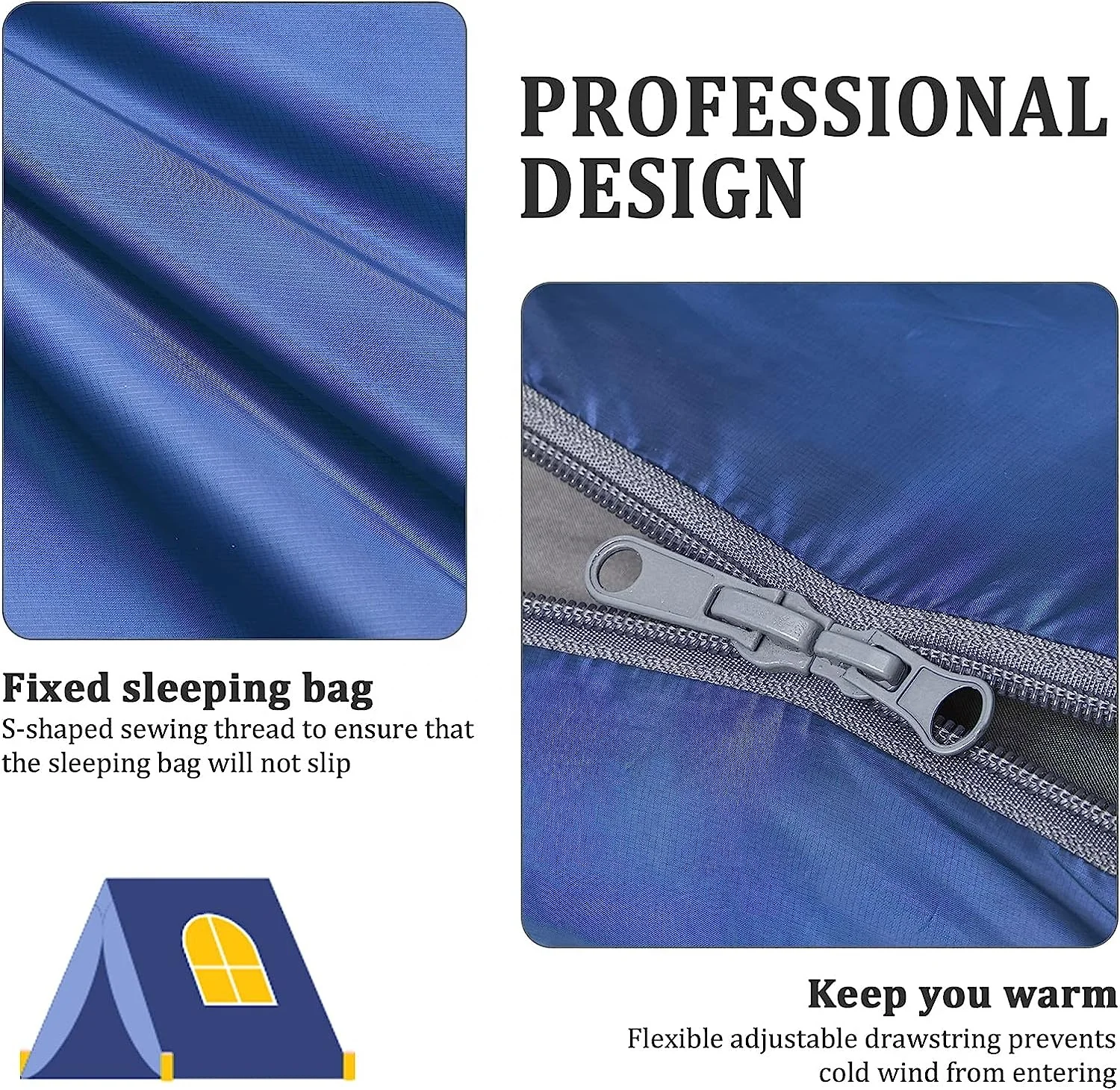 Camping Sleeping Bag Winter Portable Tent Travel Backpacking Folding Bed For Hiking Camping Equipment Sack Tourist Sleeping Bags