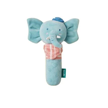 KUB-infant baby toys plush rattle toy sensorial baby stuffed animal plush toy soothing soft handbell