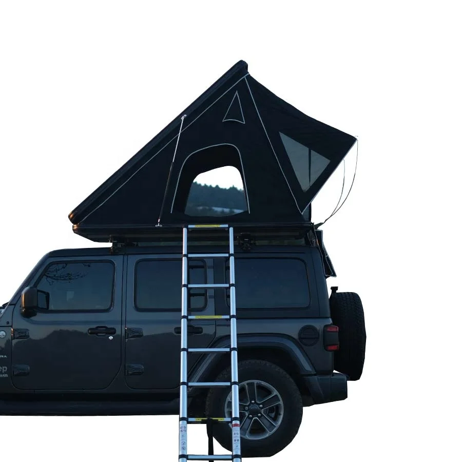 Triangle Super Lightweight Car Roof Top Tent 4x4 Offroad Waterproof Camp Accept Customized Hard Shell Rooftop Tents 4 Person