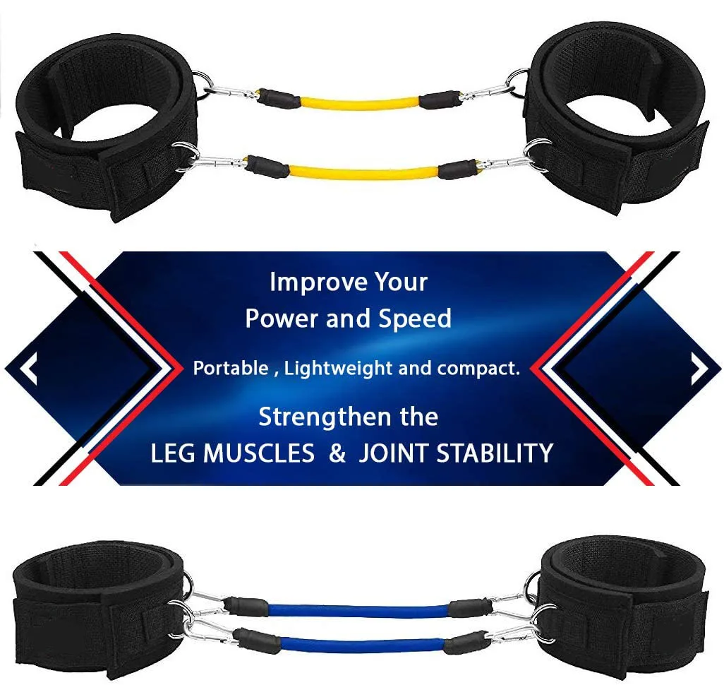 Best Seller Libenli Custom logo  Color Coded  Leg Exercise Kinetic Speed Training Resistance Band Sets
