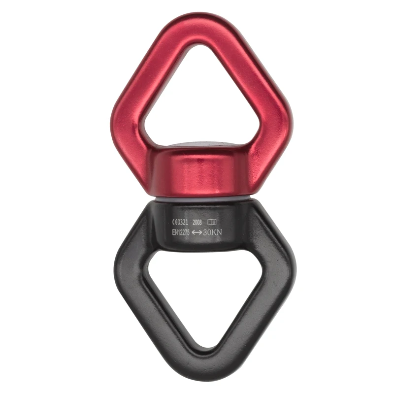 Jensan Custom Heavy Duty Aluminum Triangular Hanging 30KN Swivel Carabiner For Yoga