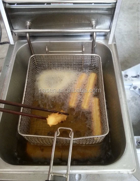 Churros machine with fryer / churros extruder