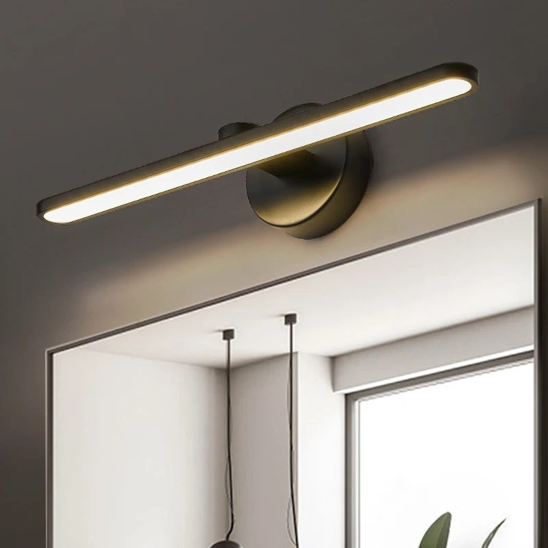 Black modern bathroom lighting house decoration lamp indoor vintage black wall lamp picture lights hotel led light for mirror