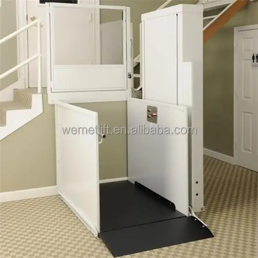 Outdoor Indoor Barrier-free Lift Hydraulic Handicapped Disabled Lift Vertical Home Wheelchair Lift for Elder