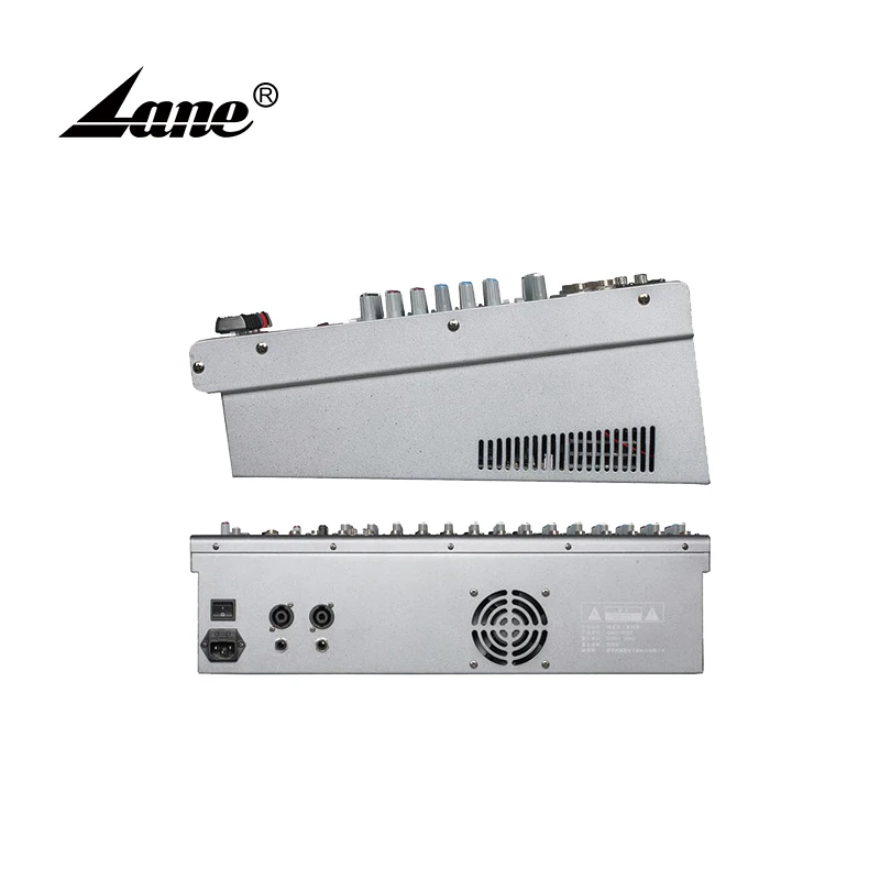 Lane GMX-12/2D Good Quality USB Interface DJ Mixing Board 12 Channel  powered Audio Mixer Amplifier