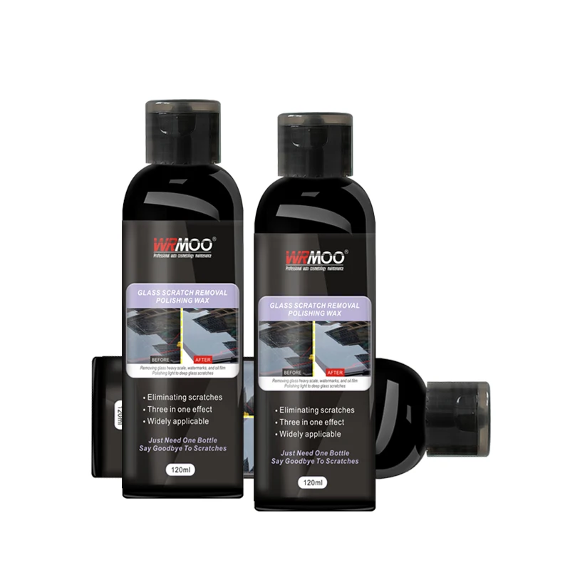 Glass scratch removal, polishing wax removal, glass scratch reducing agent scraping, scratching, grinding and repairing 120ML