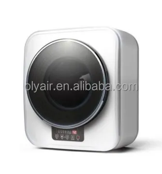 Portable wall mounted condenser tumble dryer 3kg mini dryer with child lock dual temperature sensor function 760W