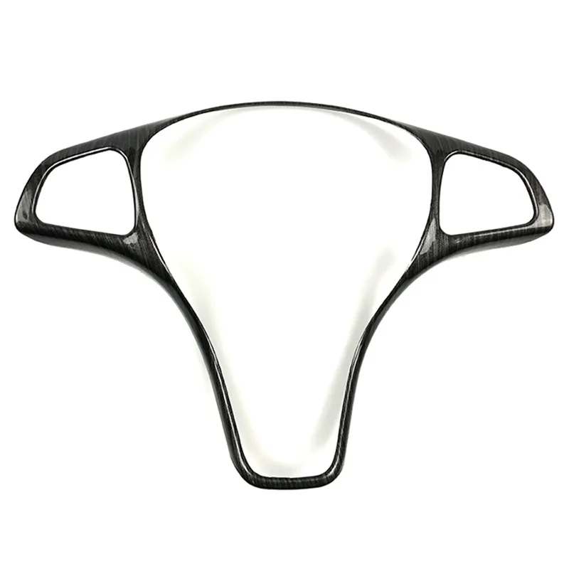 Carbon fiber ABS car steering wheel cover sticker for Mercedes Benz A B C E GLA GLC CLA GLE GLS Class W205 X253 W213