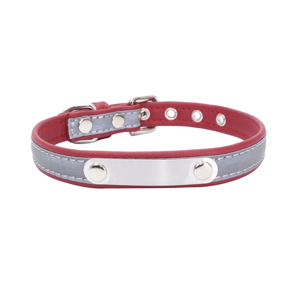 Portable Pet Collar Traction Rope Nylon Pull Rope Pet Wear Dog Collars With Name Plate