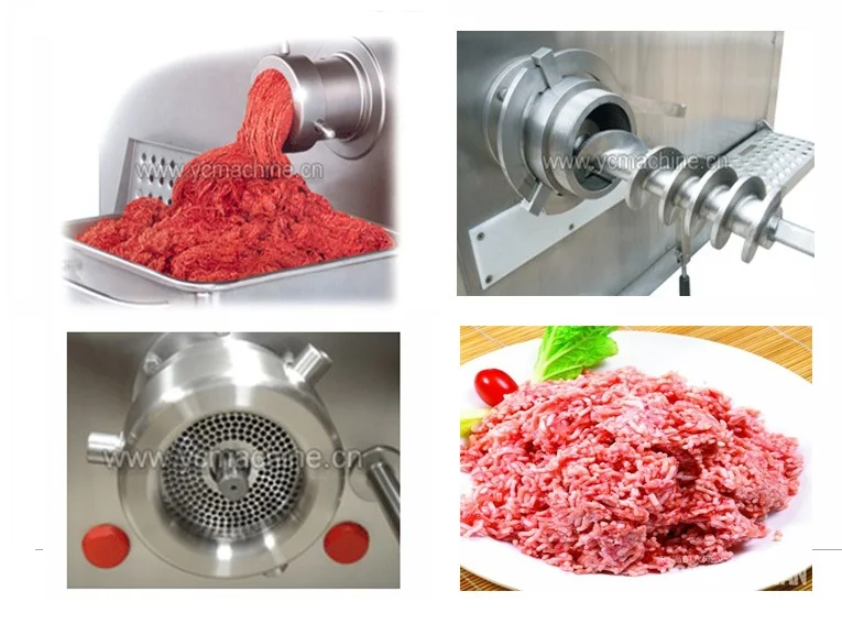 Industrial Use Meat Processing Machinery Big Block Fresh Mince Meat Machine Frozen Meat Grinder Machine for Industrial Use