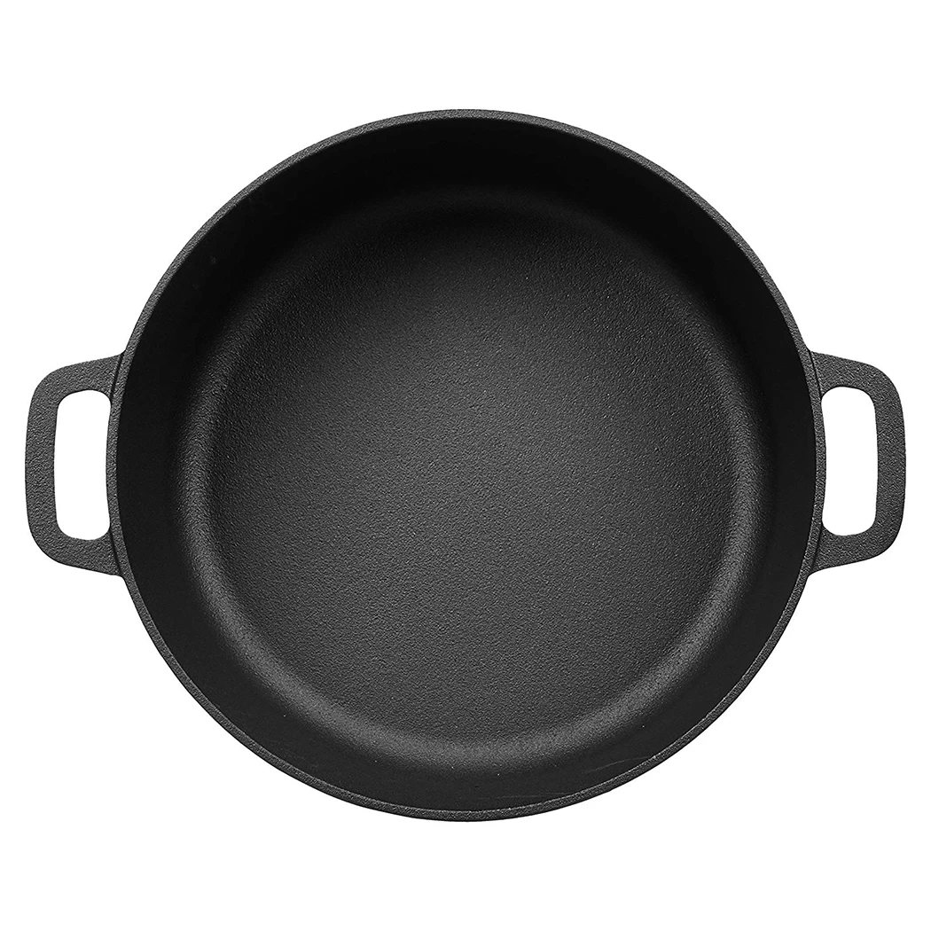 Pre-seasoned Cast Iron Camping Dutch Oven,Outdoor Cookware