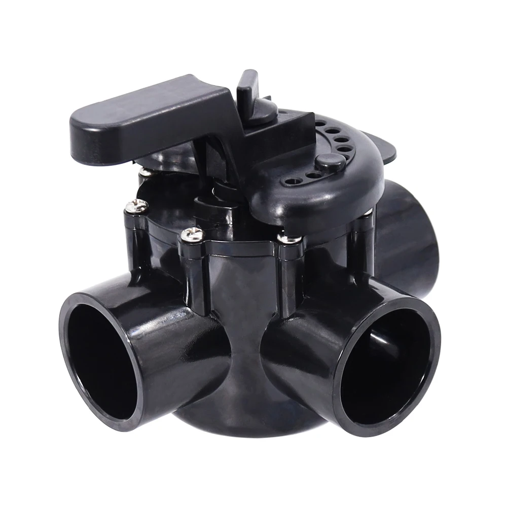 Swimming Pool Diverter Valve 263037 3-Way PVC 1-1/2 inch (2 inch slip outside) Pool And Spa Diverter Valve