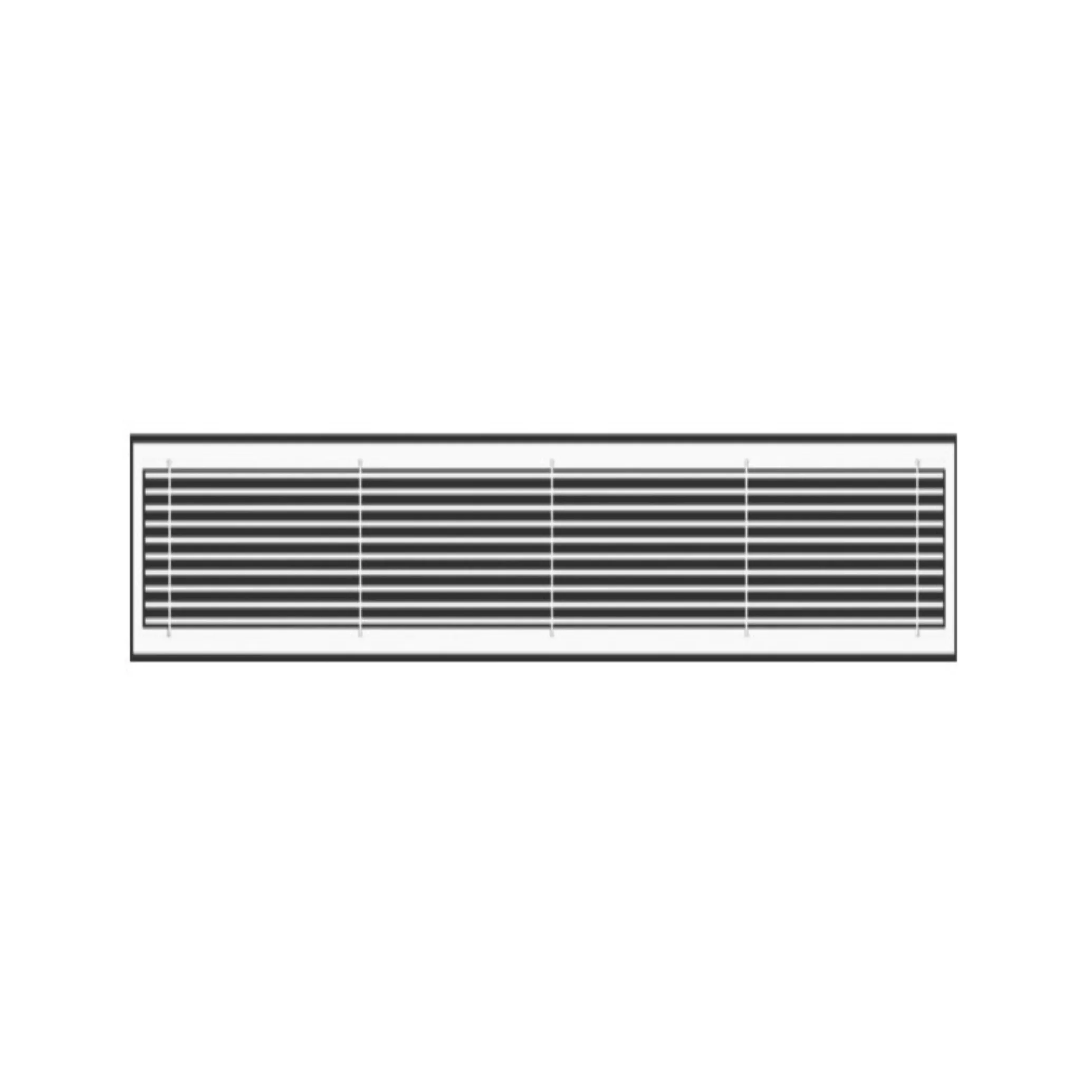 Aircondition Ventilation System Linear Bar Grille Easy Air Flow Linear Strip Grille Ceiling Linear Air Grilles