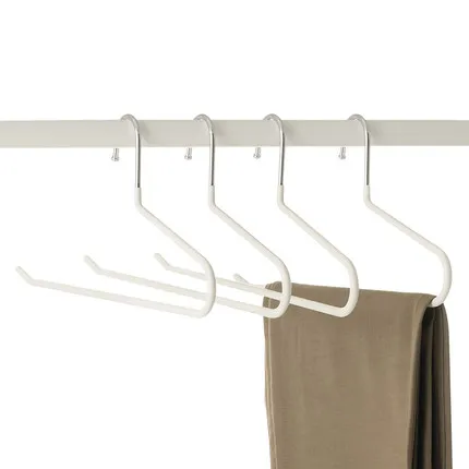 Trouser rack household seamless single layer anti-skid drop pvc wardrobe simple storage hanger