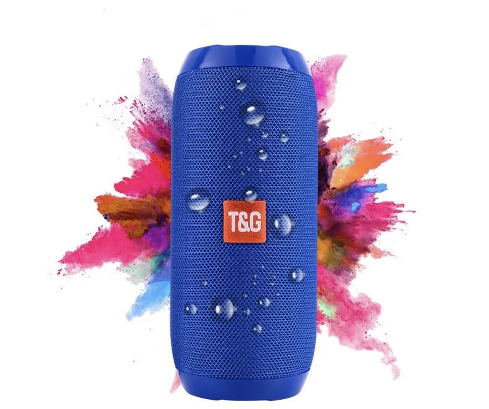 Factory price Wireless Speaker Mini Outdoor Wireless Speaker TG117 Subwoofer waterproof speaker  with FM TF Audio