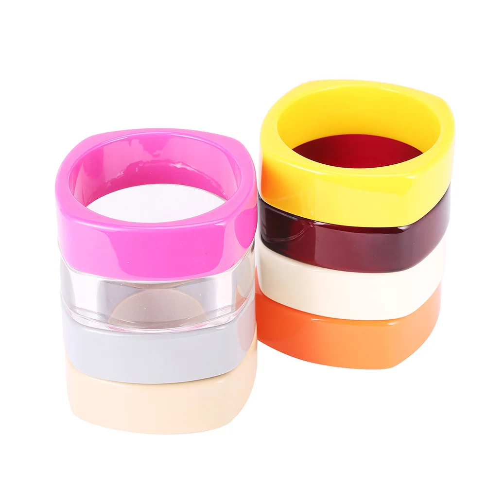 bangles resin bracelet wholesale handmade acrylic bracelet high quality bangles
