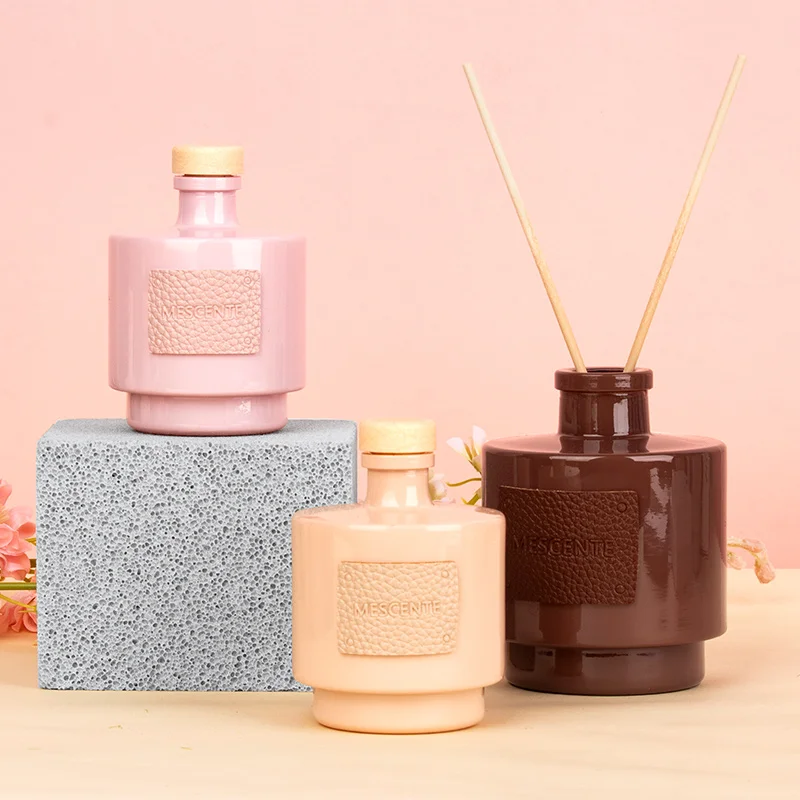 Mescente Step Collection Home Decor 100ML 200ML New Design Air Freshener Lavender Essential Oils Liquid  Rattan Reed Diffuser