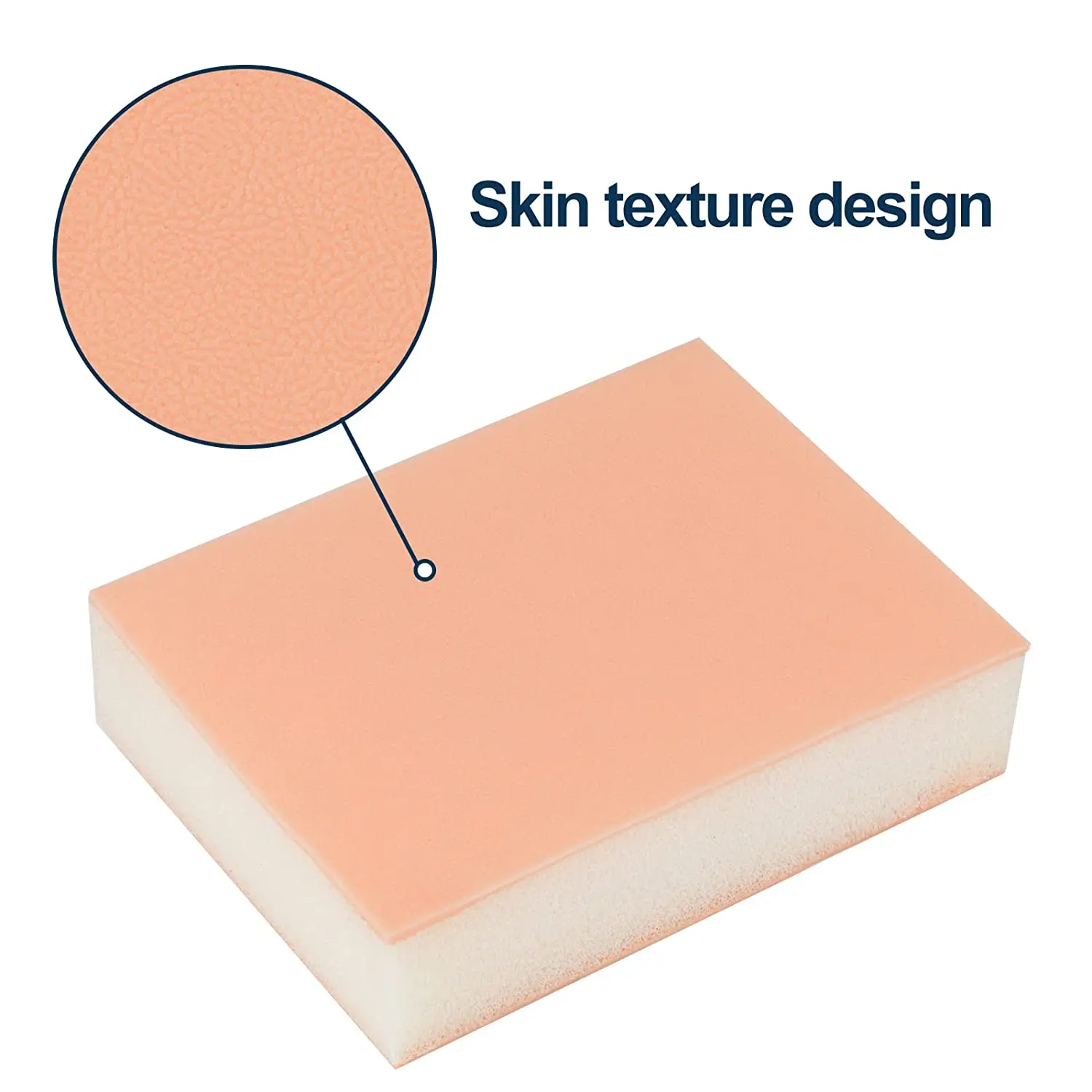 Ultrassist Injection Pad for Nursing Students, Injection Teaching Model with Absorbent Sponge,