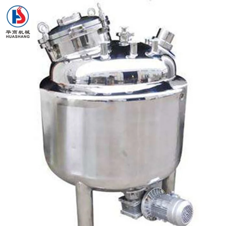 High quality stainless steel mixing tank for food fruit juice mixing tank jacketed mix tank with agitator