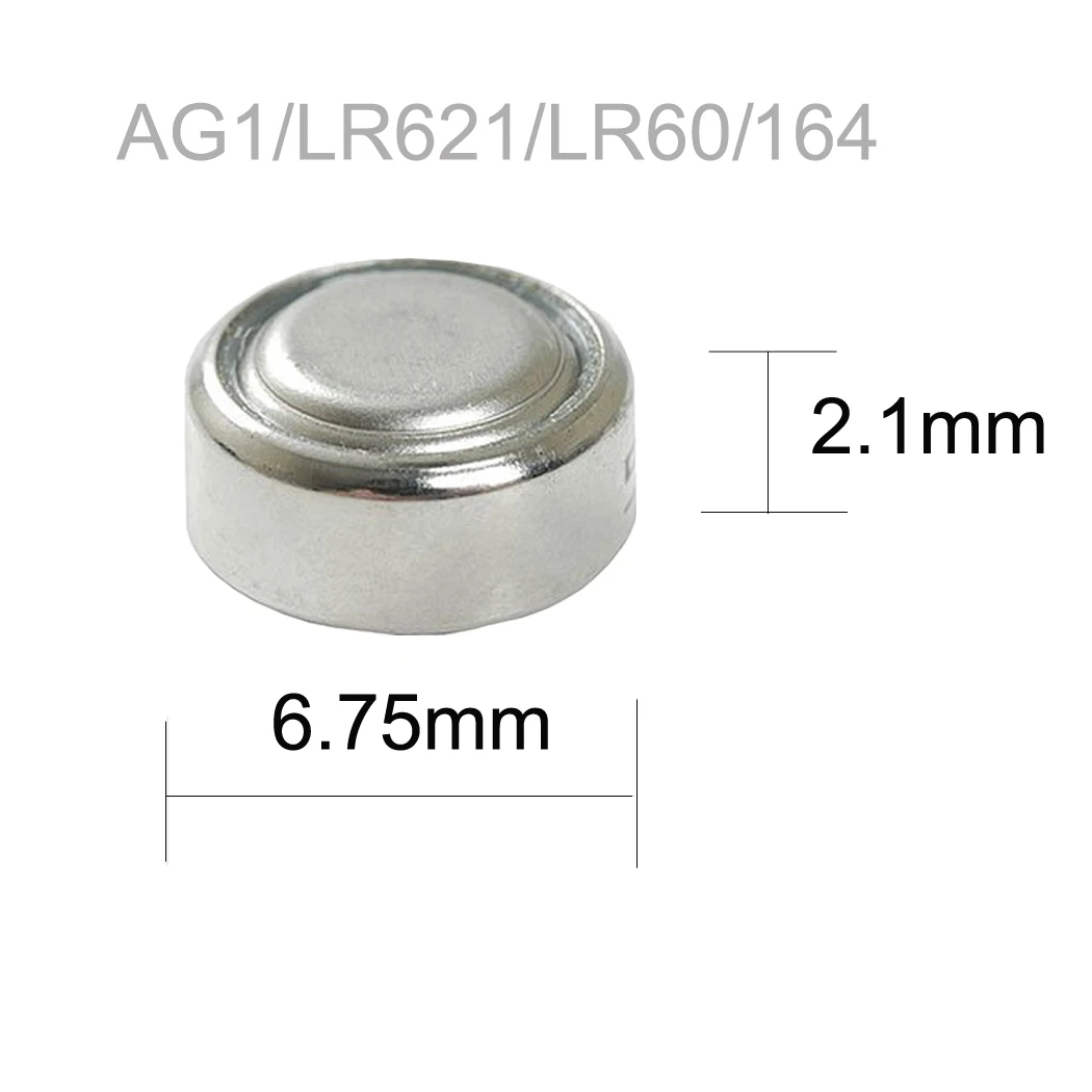 Ultra Alkaline 1.5V AG1 LR60 LR621 SR621SW 13mAh Coin Cell Watches Battery Made In China