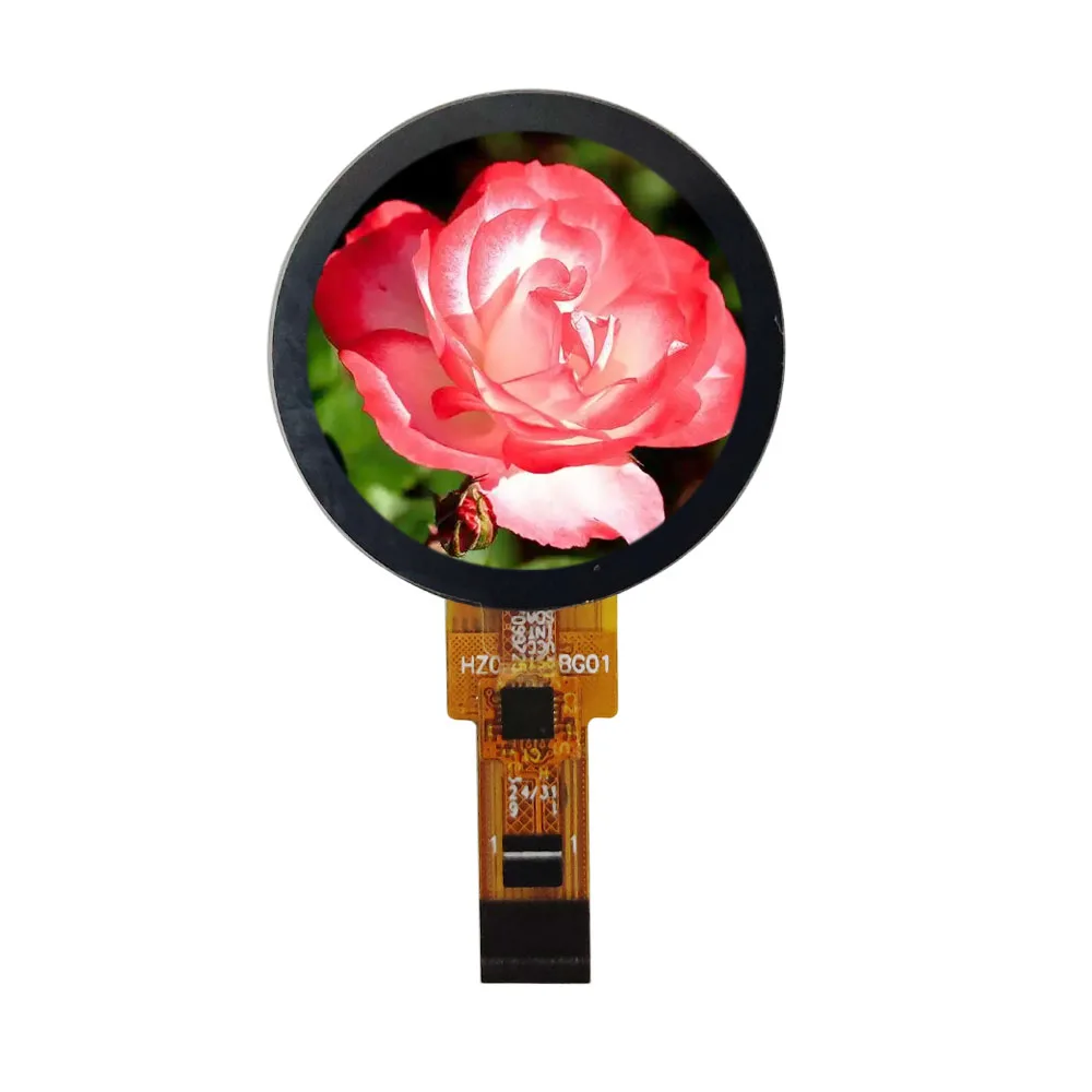 Factory supply 0.99 inch display resolution 128*115 circle tft lcd